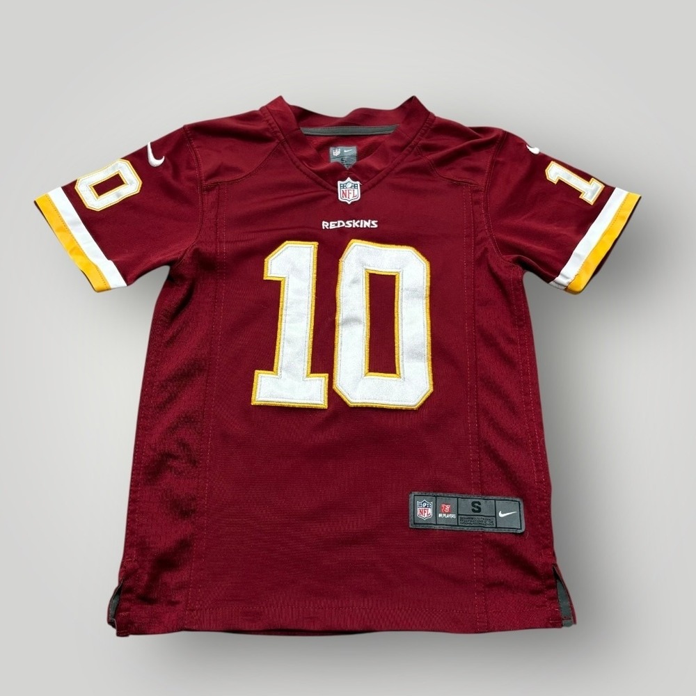 Washington Redskins Jersey Boys Small NFL Football Griffin III 10 Nike Stitch